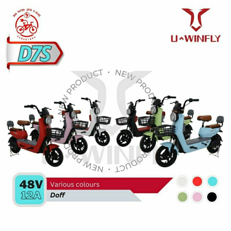 Sepeda listrik Uwinfly D7S