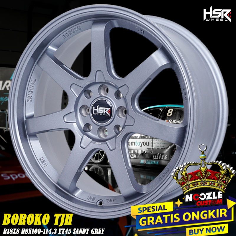 Velg Mobil HSR Ring 18 Baut 4 Pelek Racing Ring 18 Raize Promo Special