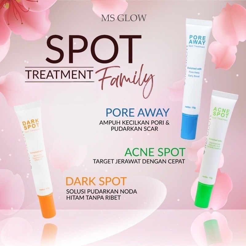 MS GLOW SPOT TREATMENT - MS GLOW DARK SPOT MS GLOW - MS GLOW ACNE SPOT -  MS GLOW PORE WAY