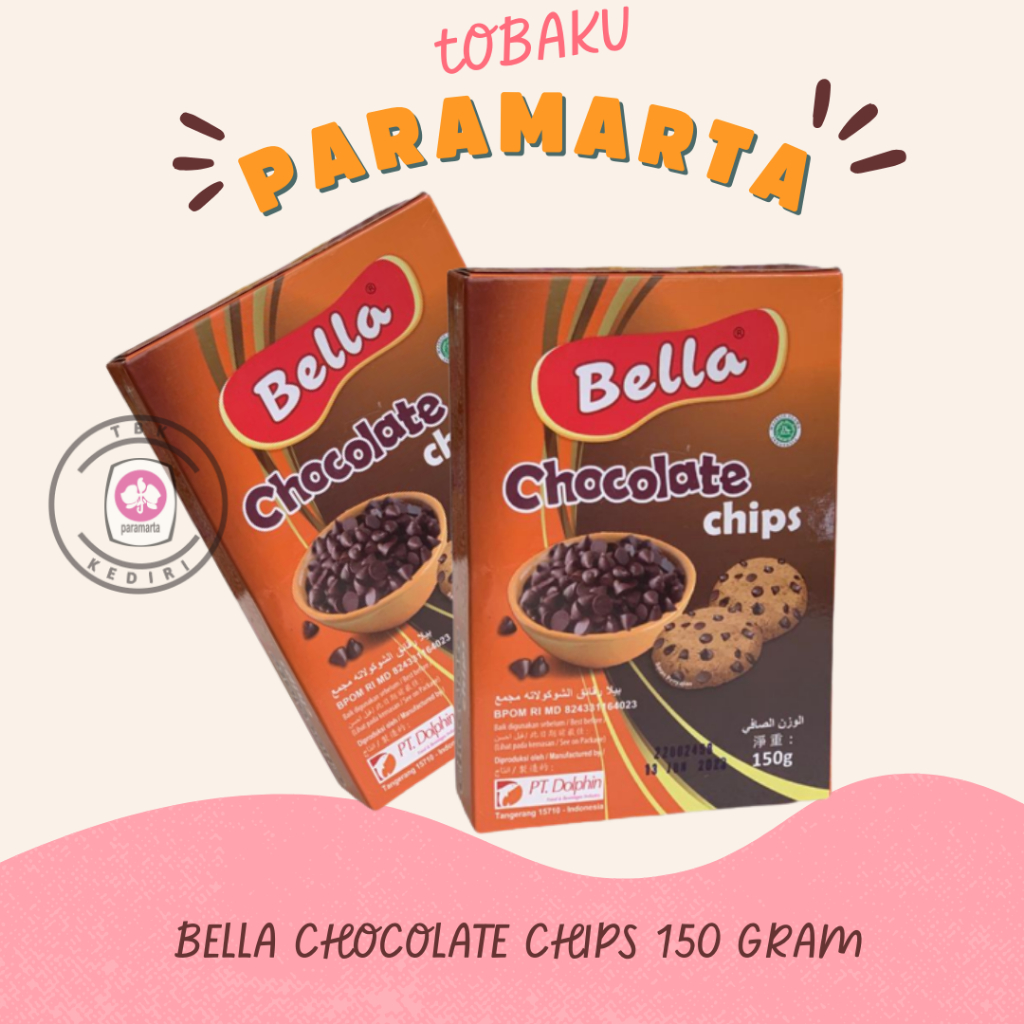 

BELLA CHOCOLATE CHIPS 150 GRAM / CHOCOLATE CHIPS