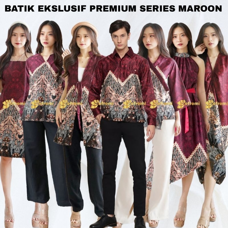 SET COUPLE SERAGAM FAMILY PARTY KONDANG KELUARGA STELAN DRESS KAFTAN BATIK PRADA ORIGINAL MURAH#KAFT