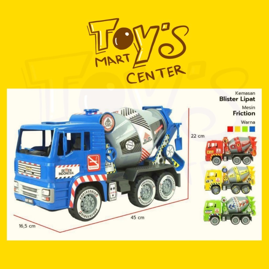 [ TOYSMART ] - Mainan Truk Konstruksi molen bisa berputar