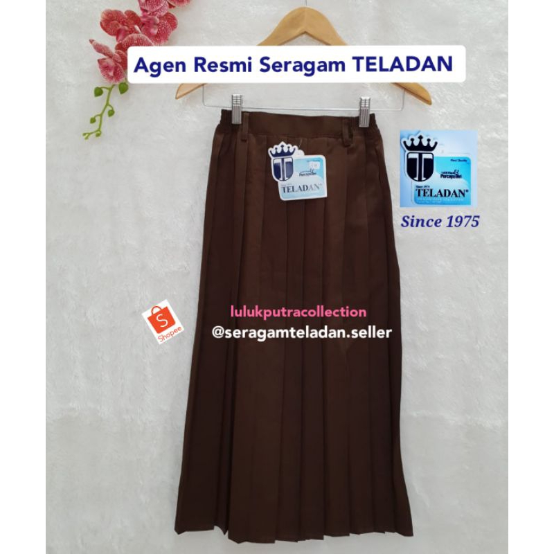 

Seragam Pramuka Rok Plisket Coklat Panjang SD(Seragam Teladan) Rok Pramuka Teladan