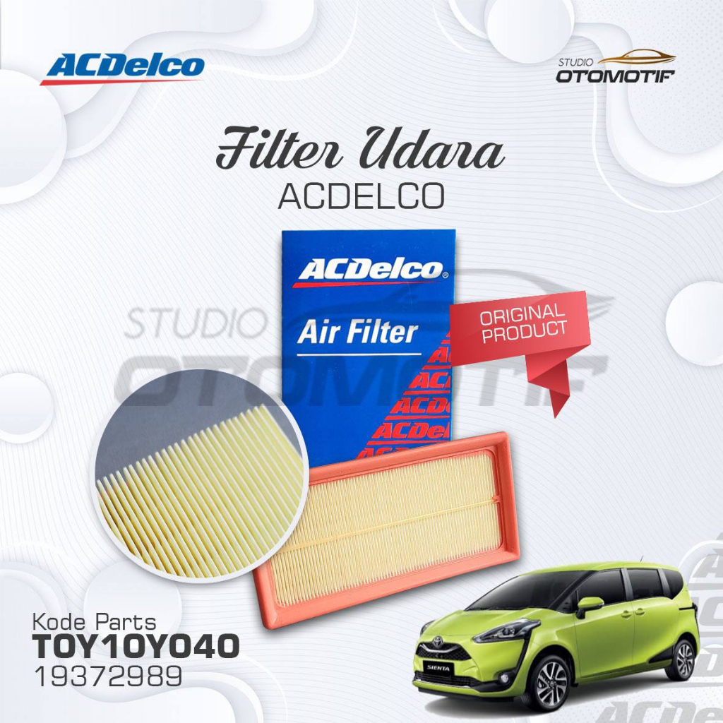 FILTER UDARA Toyota Sienta ACDELCO 2989 AIR FILTER