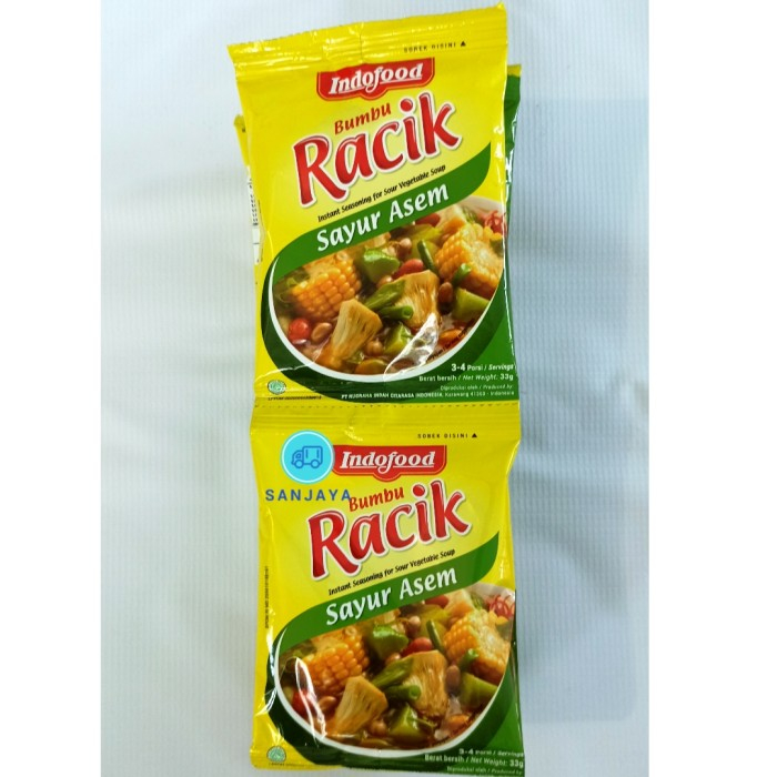 

Bumbu Racik Instan Indofood Masakan SAYUR ASEM