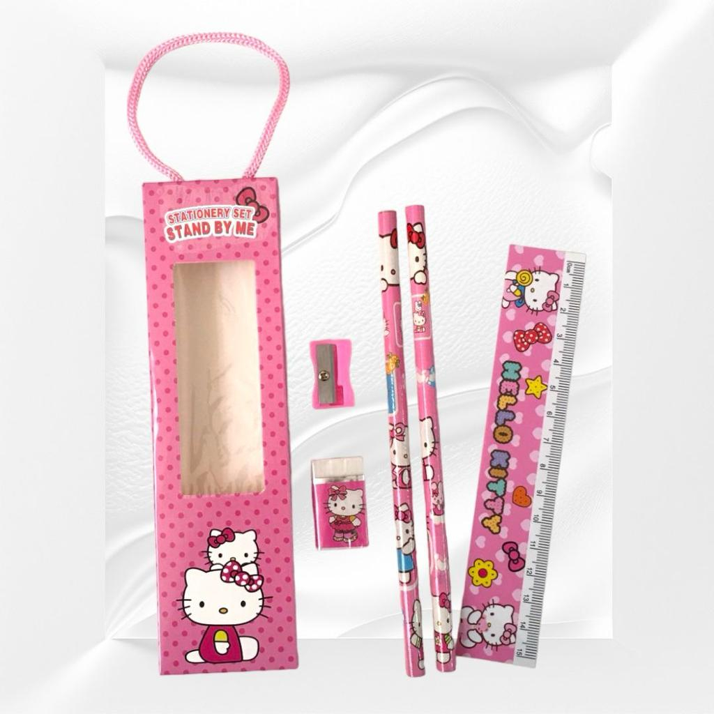 

[SERBALAKU](AT 05)KOTAK PENSIL SETT / STUDY SET STATIONERY SET ALAT TULIS SEKOLAH ANAK SET