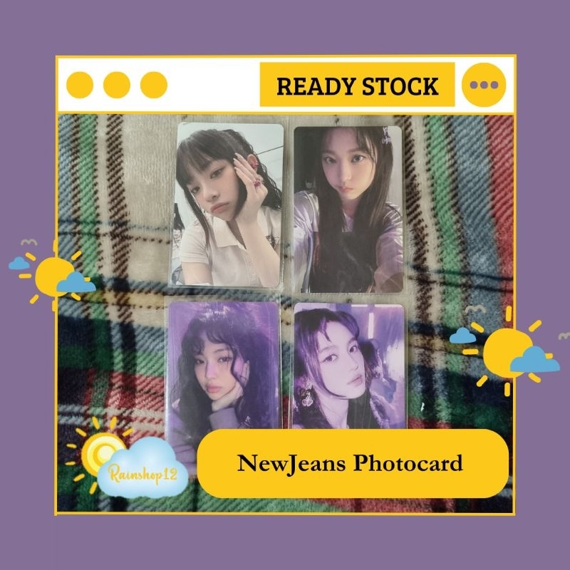 [READY STOCK] Photocard NewJeans Get Up Bunny Beach Bag Weverse Haerin Hanni Hyein Danielle