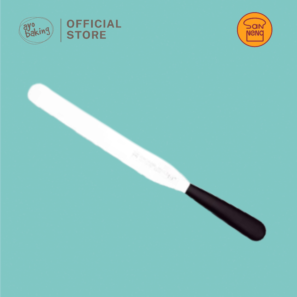 SANNENG - SN4780 - Spatula plastic Handle 12" / Spatula Stainless / Spatula Butter Cream / Spatula O