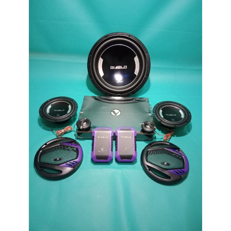 Paket Venom DIABLO Power Venom Subwoofer & Speaker Split VENOM DIABLO