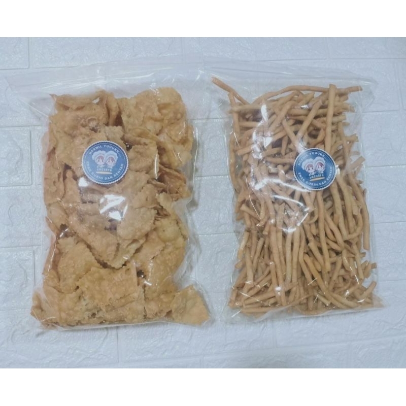 

JUMBO KERIPIK BAWANG & STIK BAWANG EXTRA RENYAH ENAK HOME MADE 500 GR