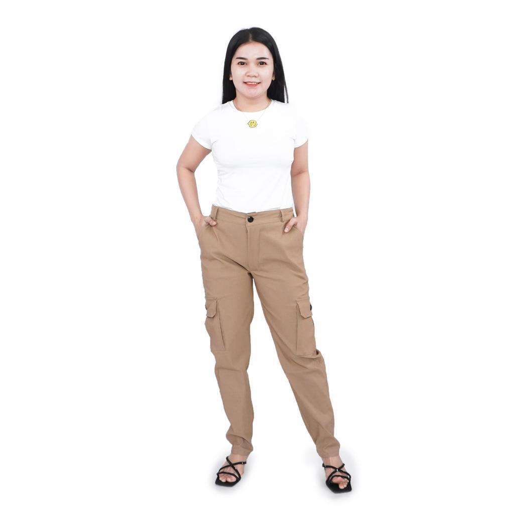 CELANA BIGSIZE SUPER SOFT SOPAN K MELAR XXXL XXXXL XXXXXL XXXXXXL JUMBO MOCA CAPUCINO CREAM HITAM / 