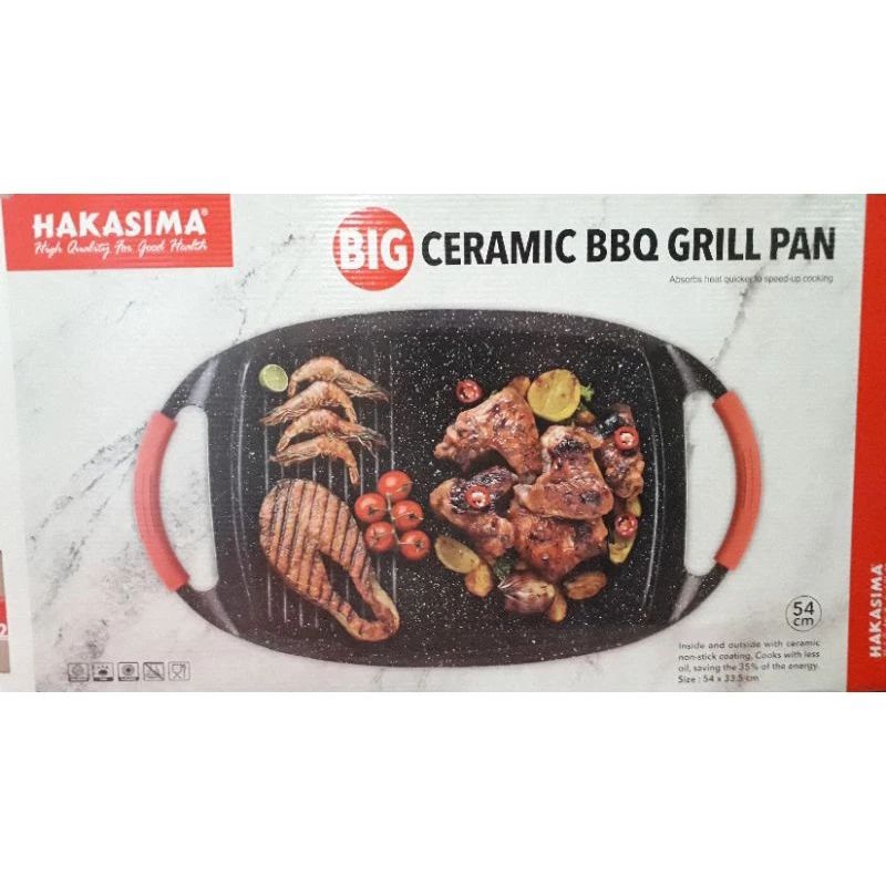HAKASIMA BIG CERAMIC BBQ GRILL PAN