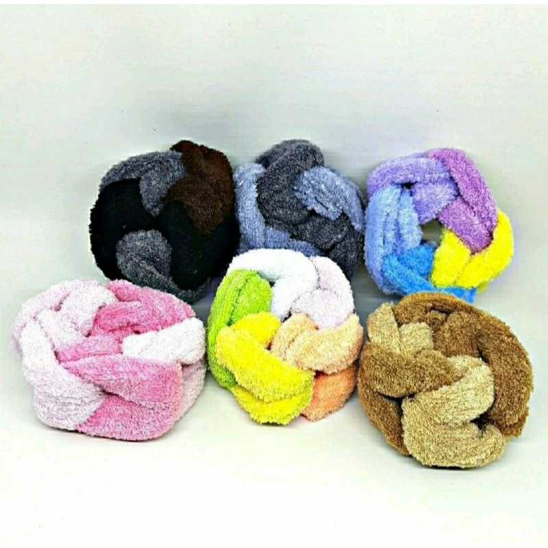 ikat rambut handuk/ikat rambut lilit 10 besar