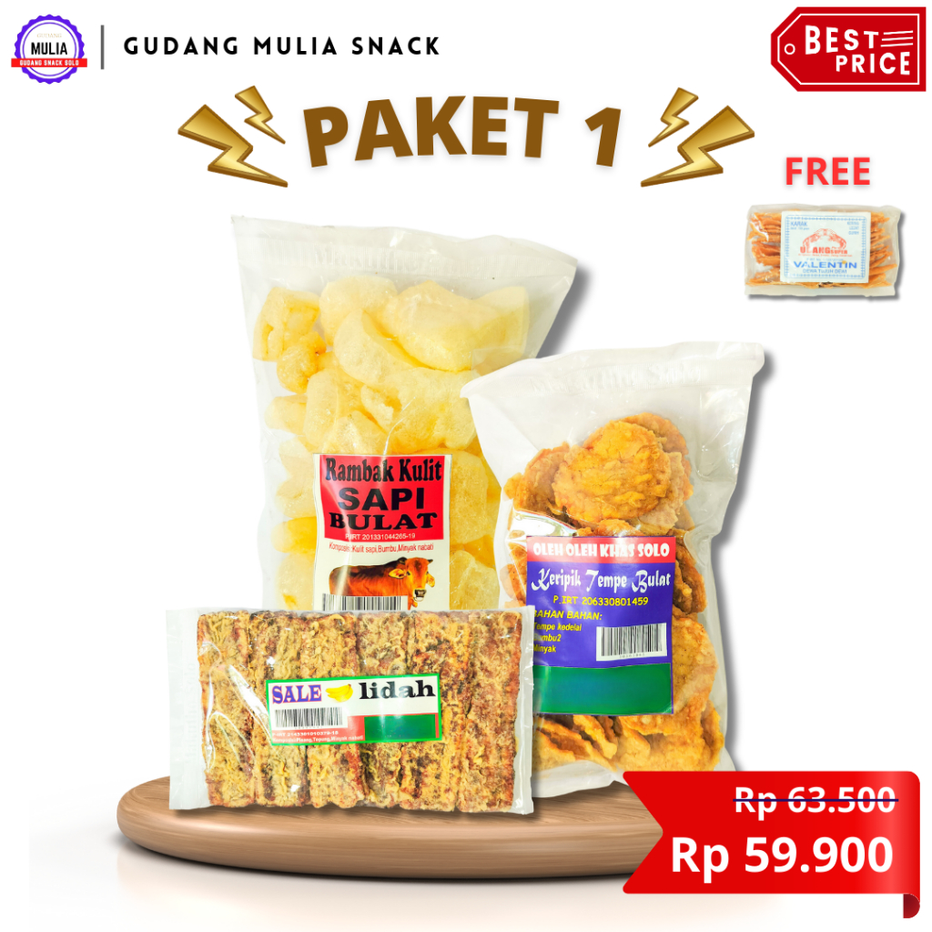 

PROMO PAKET HEMAT 1 Free Karak Valentin