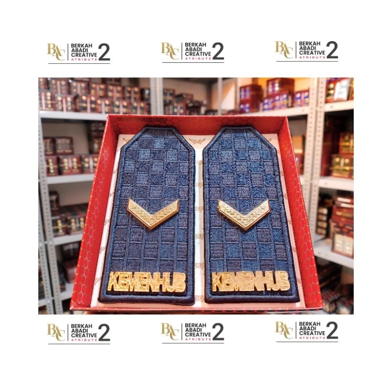 Pangkat Kemenhub Golongan 2A Biru Navy - Bac Atribut