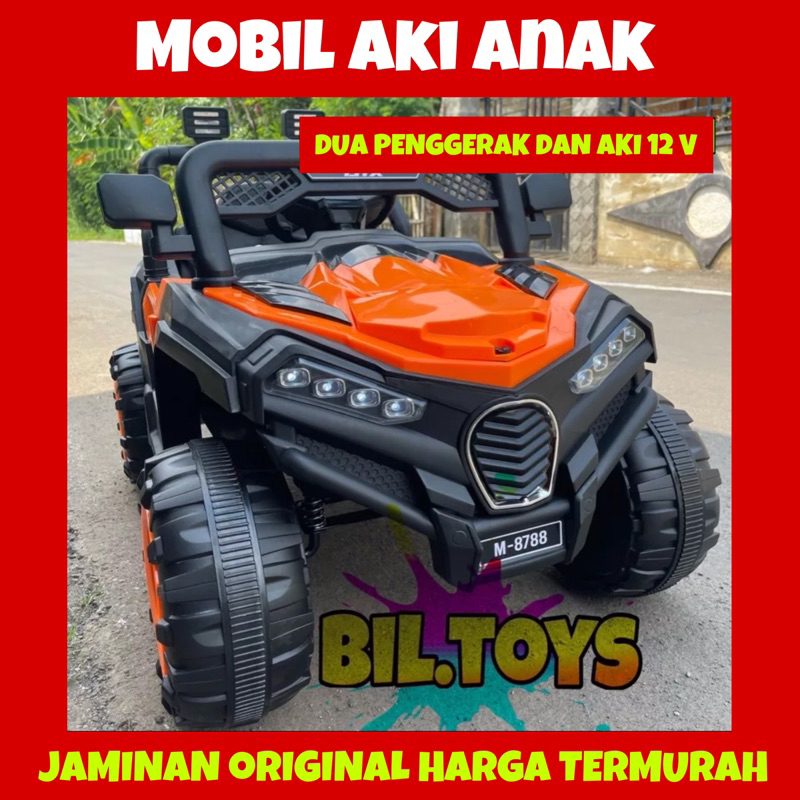 MAINAN MOBIL AKI ANAK 12VOLT UTV UTX PMB 8788 EJP7704 BISA MANUAL DAN REMOTE UTX M8788 terlaris