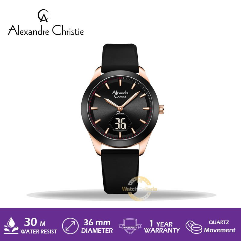 Jam Tangan Wanita Alexandre Christie AC 9394 LH RRGBA Original Murah