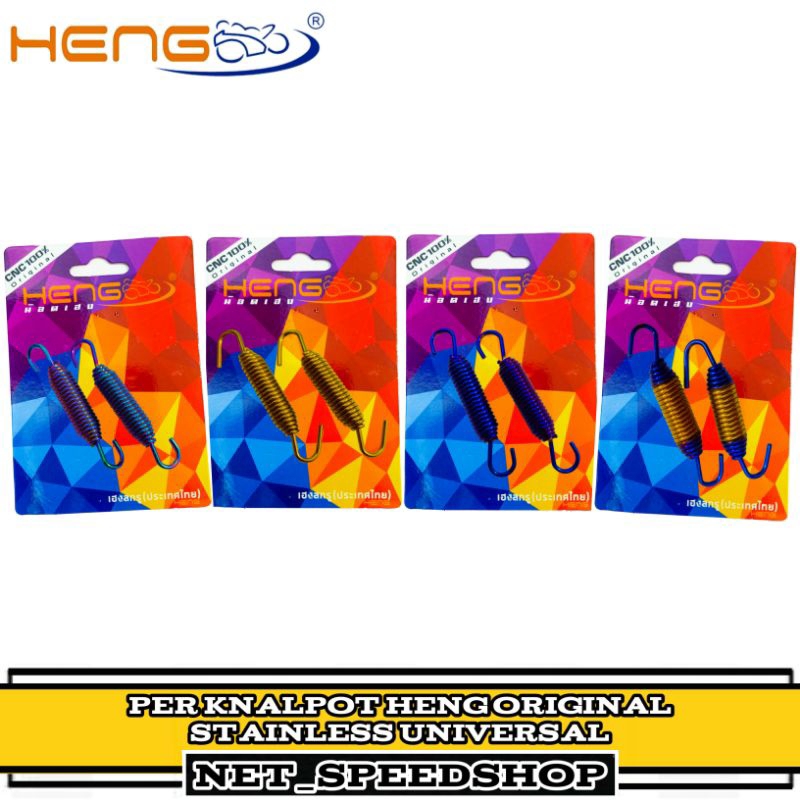 Per Knalpot Per Leheran Per Silincer Knalpot Original Heng Stainless Gold Blue Rainbow