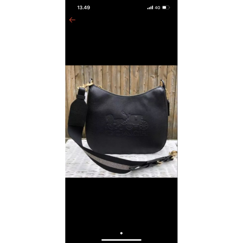 Preloved Coach Jess Hobo Black