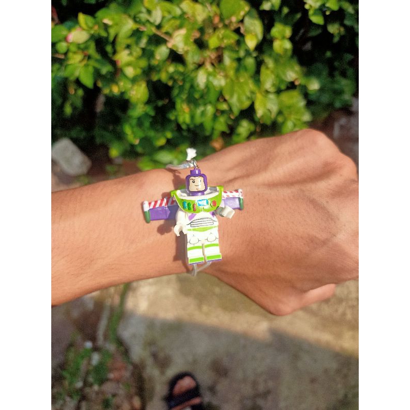 gelang lego karakter toy story couple bisa custom karakter dan tali