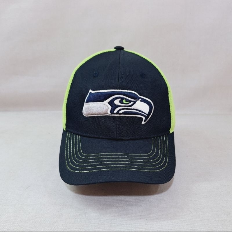 Topi Cap Fitted NFL Seattle Seahawk Second Original
