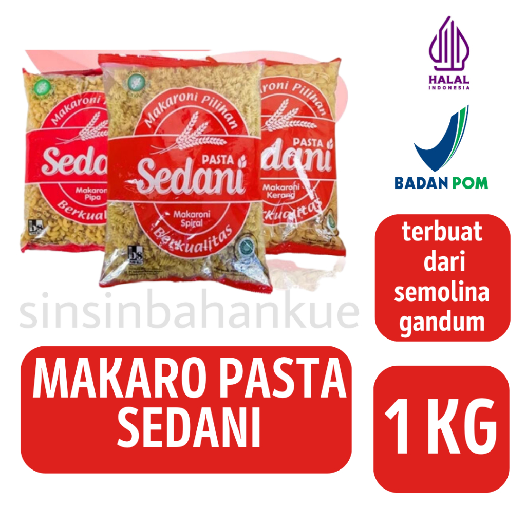 

Makaroni Pasta Sedani [1 Kg]