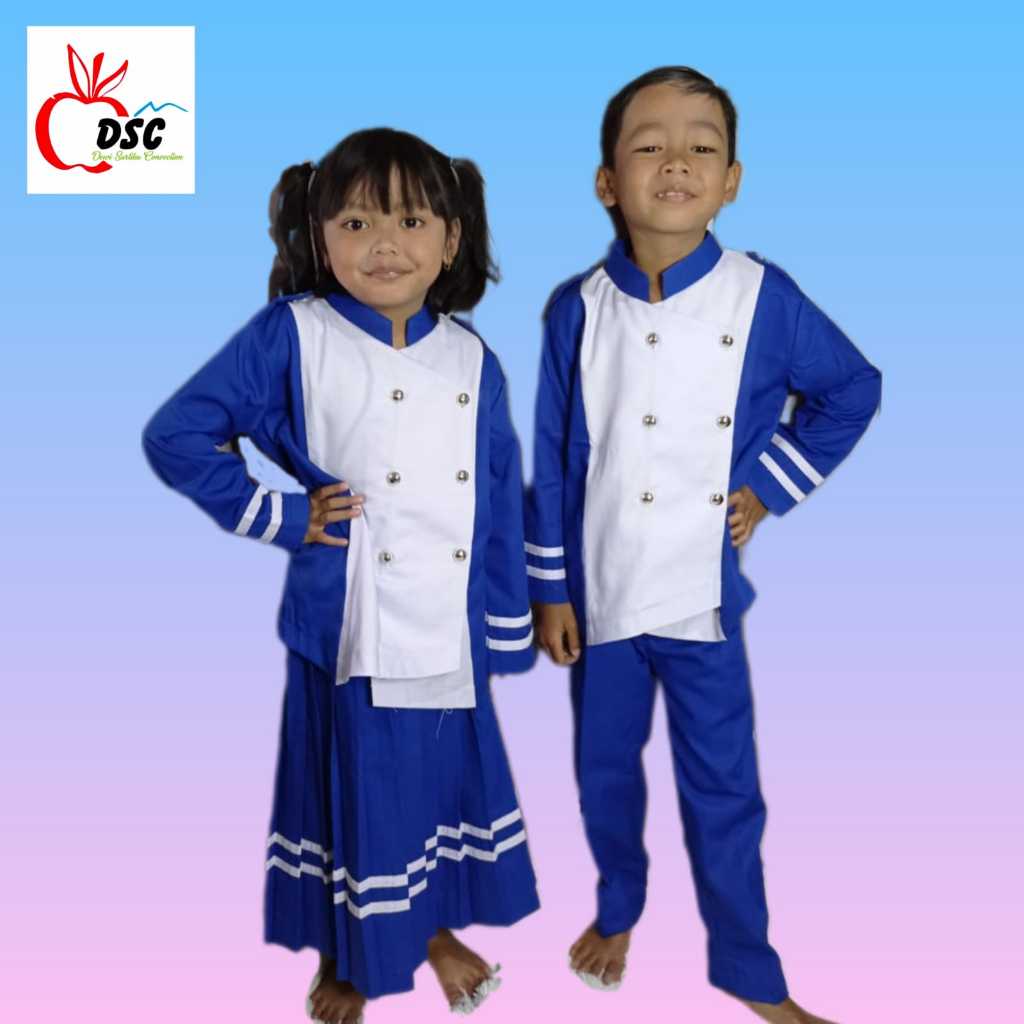 BAJU DRUMBAND TK COWOK/CEWEK BISA CUSTOM
