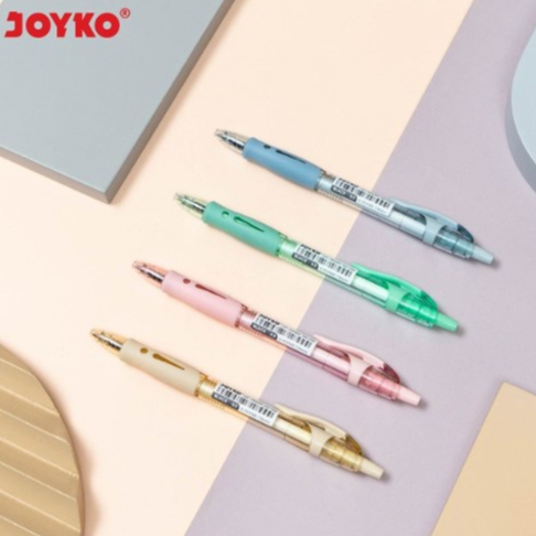

GEL PEN PULPEN JOYKO PASTEL GP-265AN (12pc) / PENA JOYKO SEMI NEEDLE TIP Q4 Gel 0.5 mm