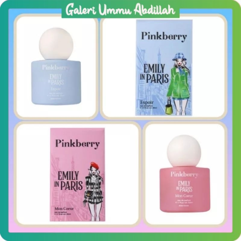 Pinkberry Parfum Emily In Paris EDP Parfume Pinkberry Espoir Pinkberry Mon Coeur