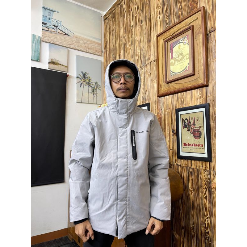 Jaket Hollister All Weather - Jaket Waterproof Hollister