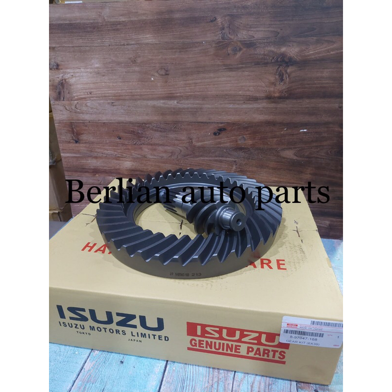 GEAR SET NKR71 6X39 CROWN WHEEL PINION ELF NKR71 6X39