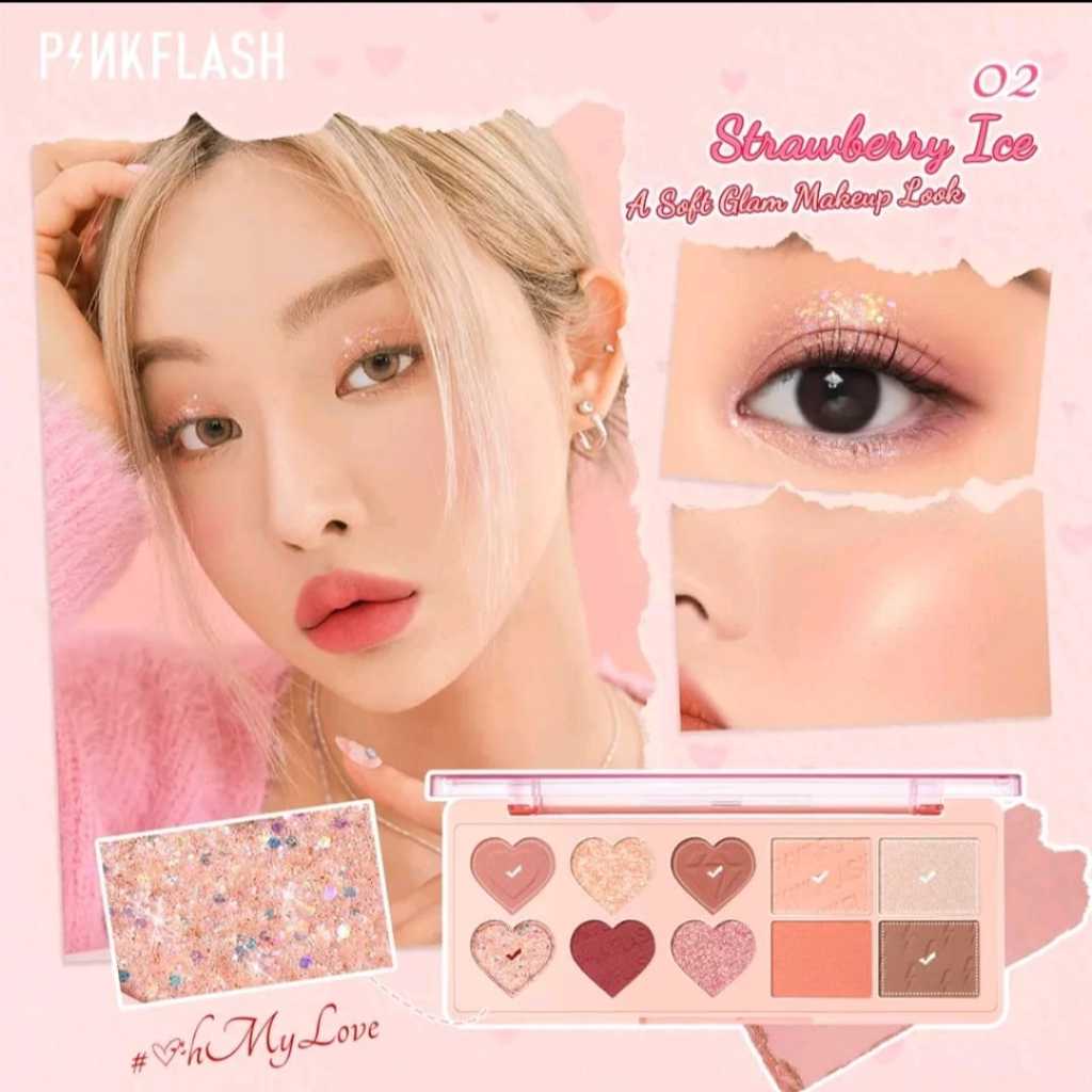 [PINKFLASH] OhMyLove Multiple 4 in 1 Face Palette Eyeshadow & Blush