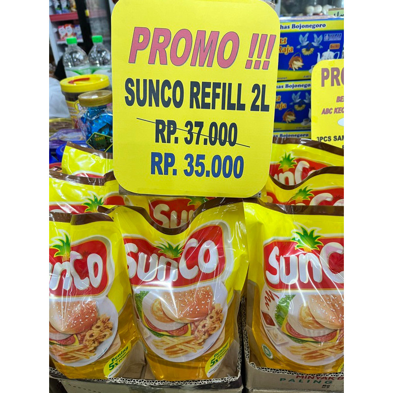 

minyak sunco 2L promoo