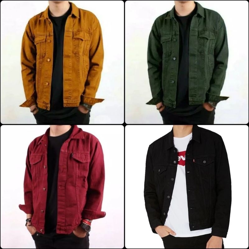 JAKET JEANS PRIA - JAKET DENIM PRIA - JAKET JEANS - JAKET PRIA - JAKET JEANS