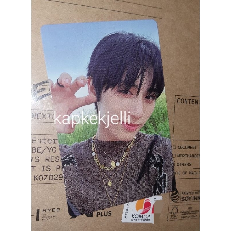 READY STOCK Taesan Maung BOYNEXTDOOR WHY LETTER VER. PHOTOCARD PC OFFICIAL