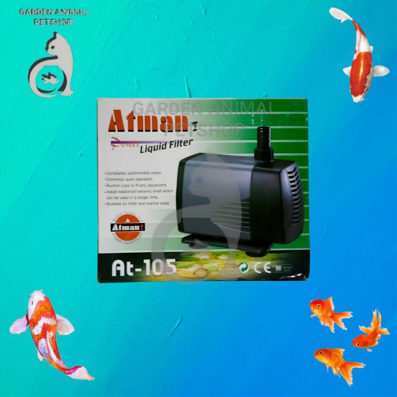 Pompa Aquarium/Kolam Ikan Atman AT-105