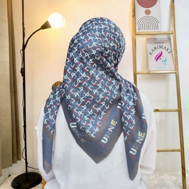 KERUDUNG / HIJAB / JILBAB SEGI EMPAT MOTIF JURNEY TERBARU 2023 SUBLIME