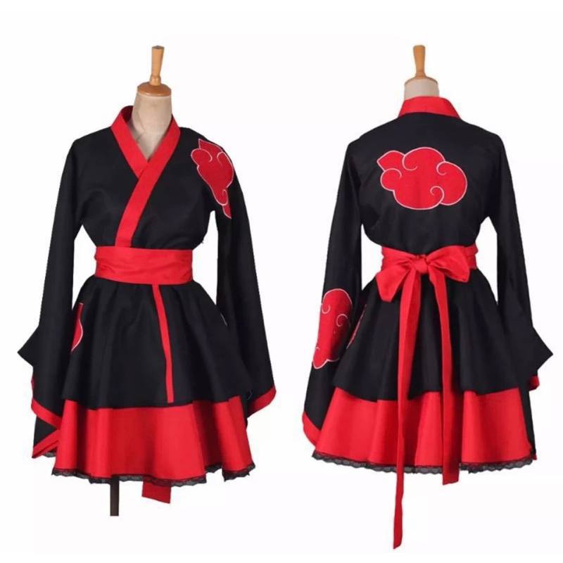 Akatsuki DRESS Fulset anime Naruto Costum cosplay anime
