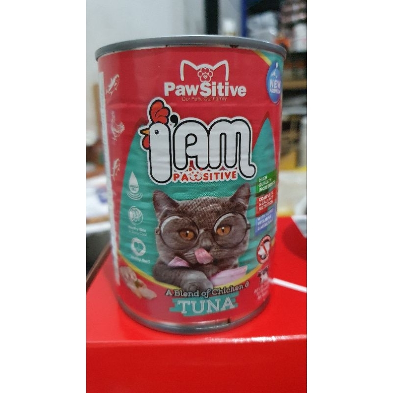 PAWSITIVE MAKANAN KUCING BASAH WETFOOD KUCING KALENG 380 GRAM
