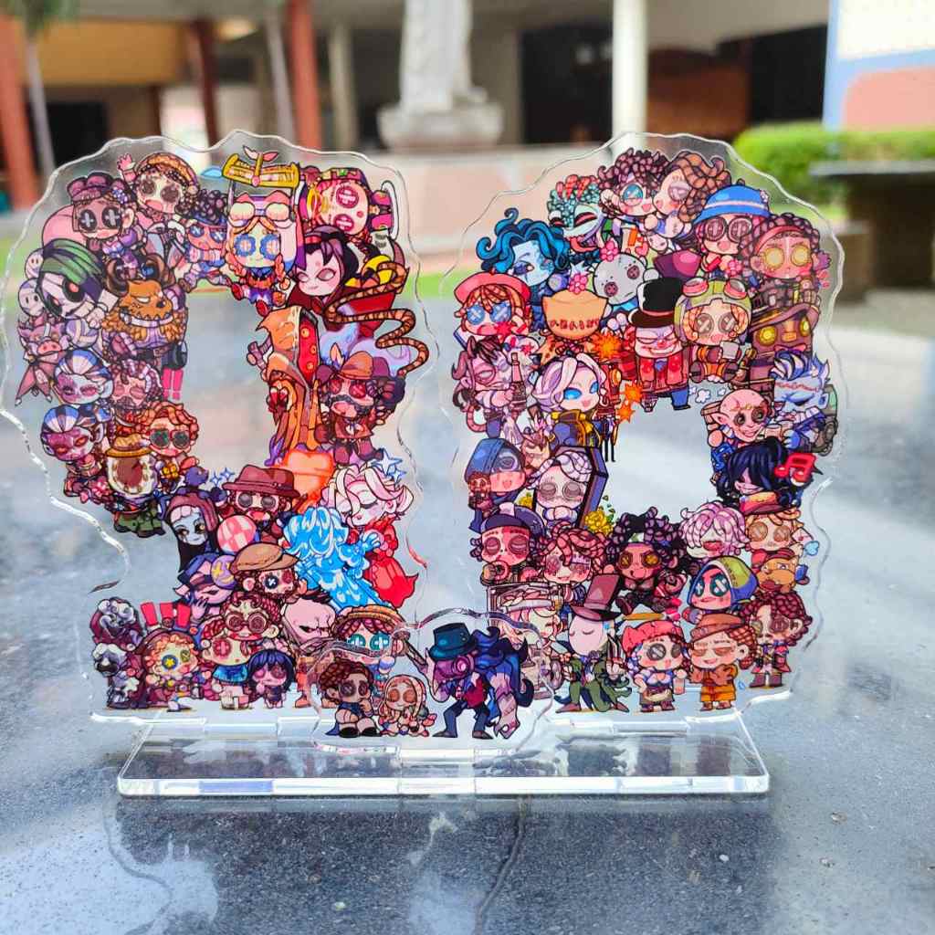 MAU TUTUP TOKO Standee Akrilik Identity V Chibi Anime Stand Display Acrylic 15 cm Edisi Anniversary 