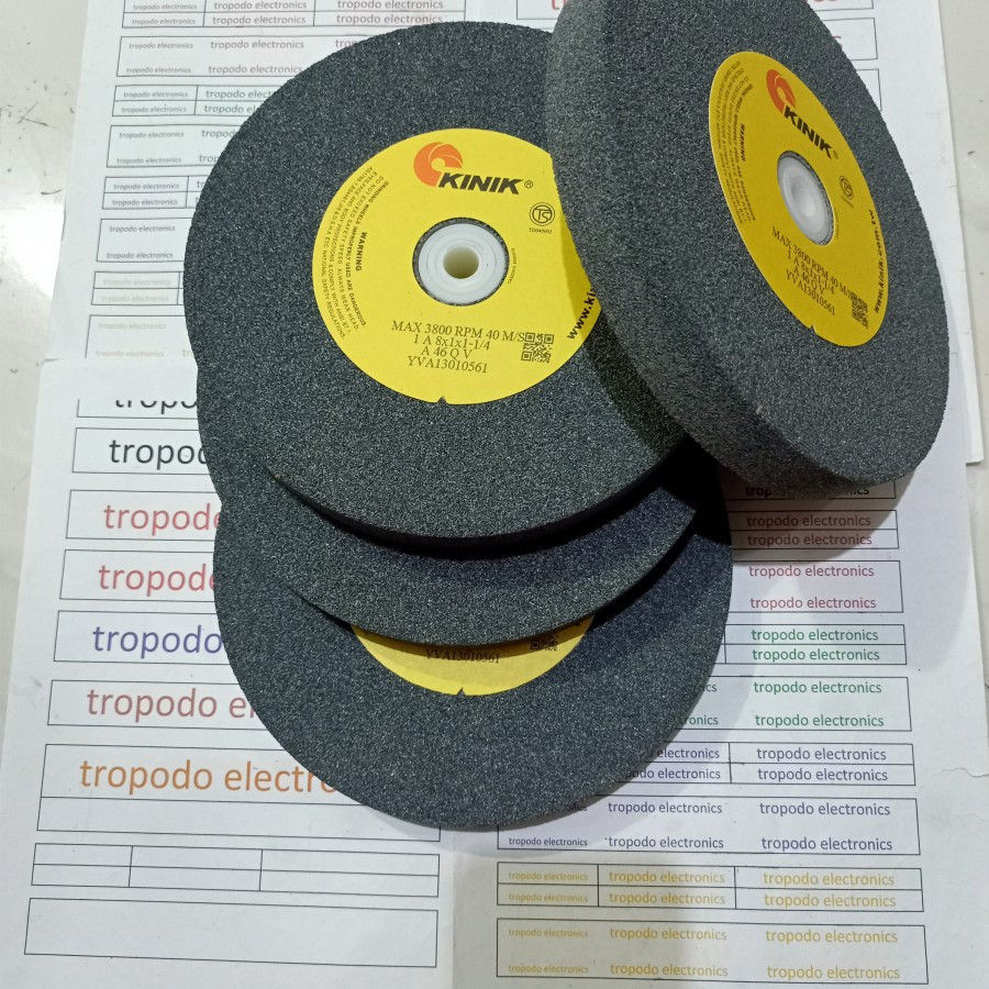 Batu gerinda asah pahat betel KINIK 8x1 inch KASAR