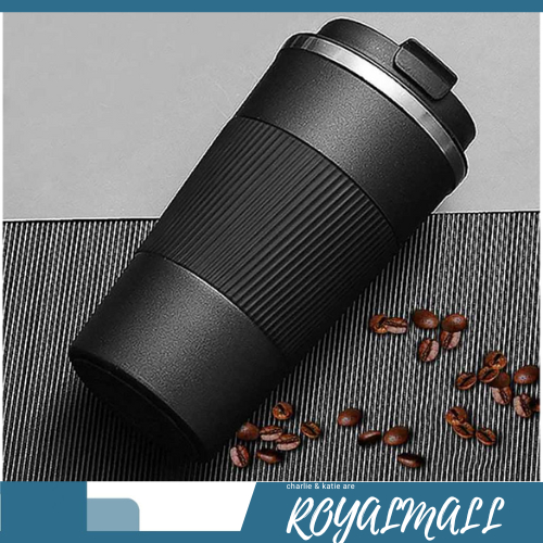 Botol Minum Tumbler Air Panas Dingin Anti Slip Stainless Steel / Botol Gelas Minum Minuman Tumbler T