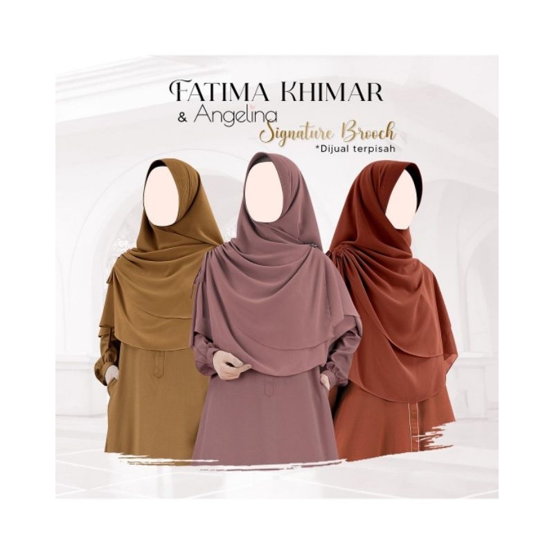 PRELOVED FATIMA KHIMAR ATELIER ANGELINA HP L TAUPE GREY FREE TOTE BAG