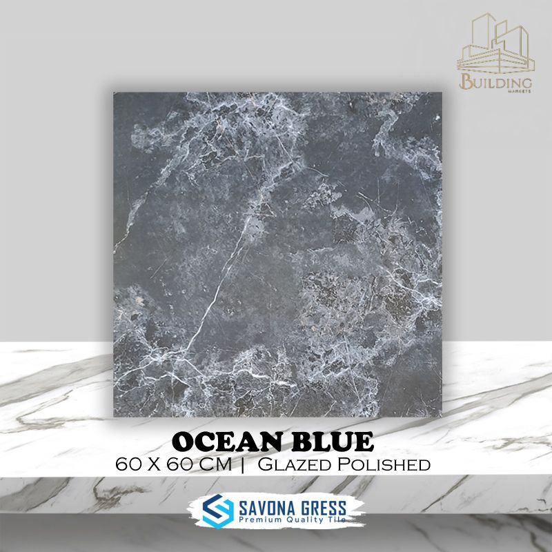 Granite Lantai 60x60 OCEAN BLUE/GLOSSY/SAVONA GRESS