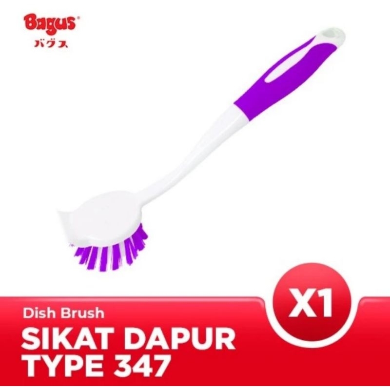 Bagus Sikat Perlengkapan Dapur Dish Brush Type 347 Ungu