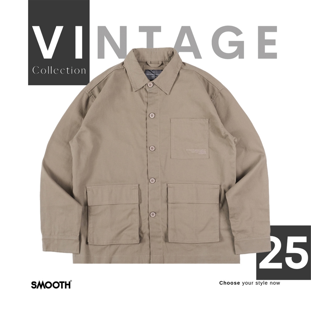 SMOOTH BASIC Shirt vintage series - Lawrence Brown