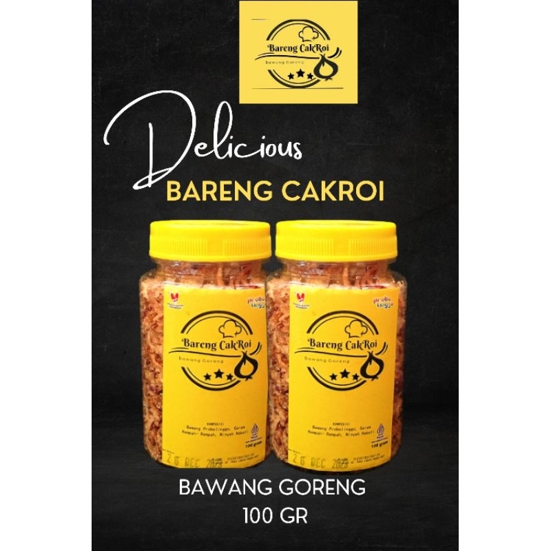 

bawang goreng 2 toples 100 Gr