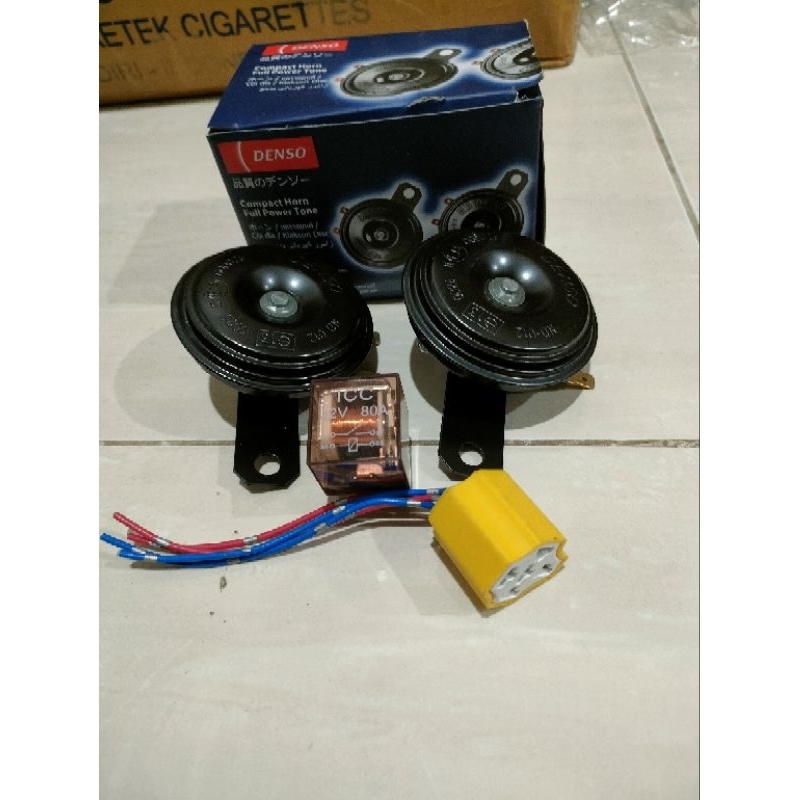 klakson denso set relay