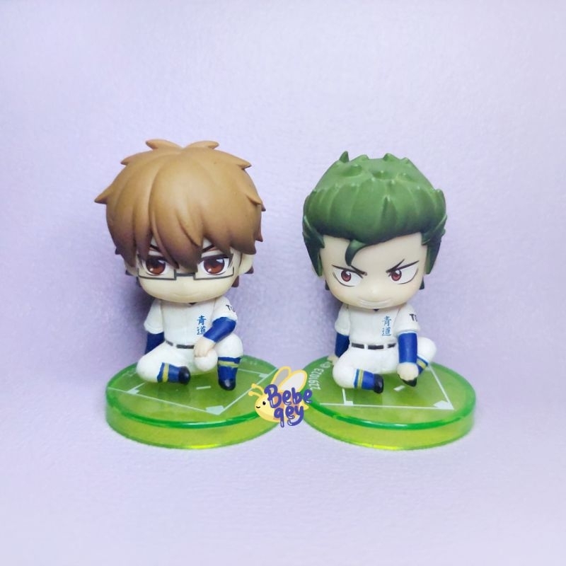 [OFFICIAL MERCH] Daiya no Ace Suwarasetai Miyuki Kazuya & Kuramochi Youichi + Shikishi Miyuki Kazuya