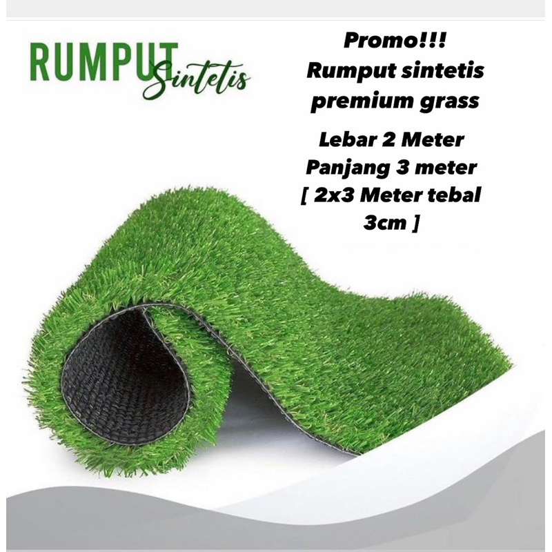 RUMPUT SINTETIS SWISS 3cm 2x3 METER /Rumput sintetis / Rumput sintetis swiss
